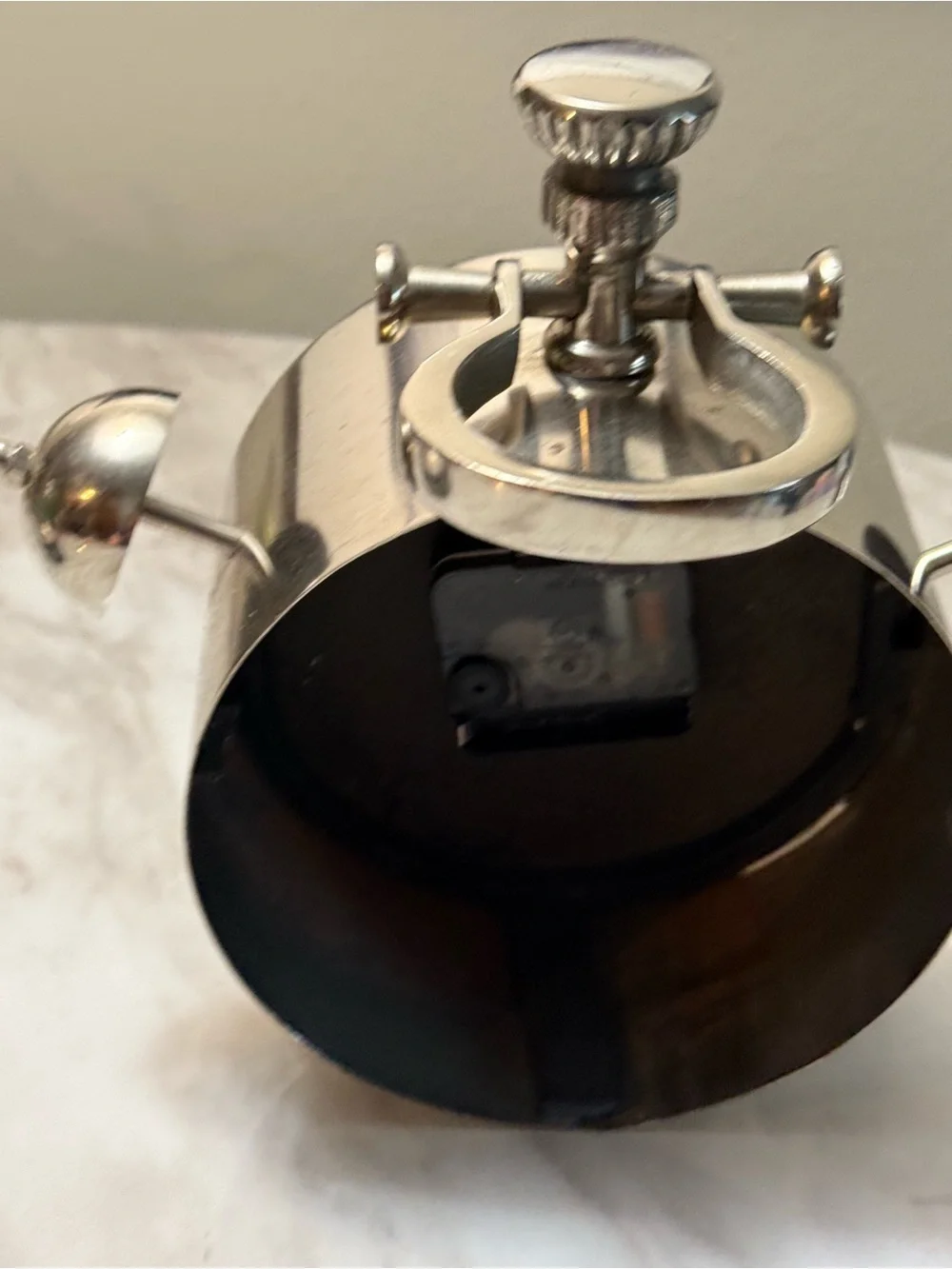 Silver Metal Union clock